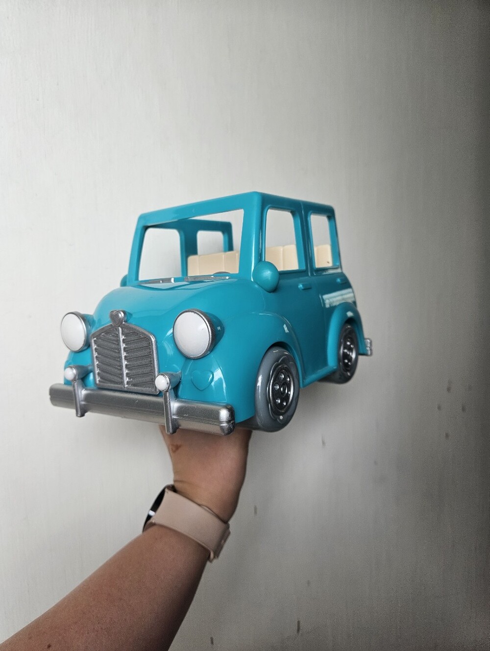 Lil Woodzeez Family Teal Happy Campers Car